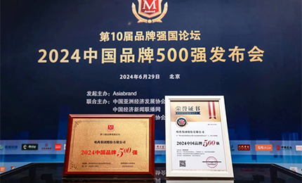 【逐梦新时代，品牌赢未来】哈药品牌荣登中国品牌500强
